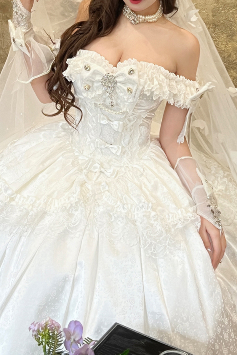 Off-shoulder Sweet Clara Lolita Dress
