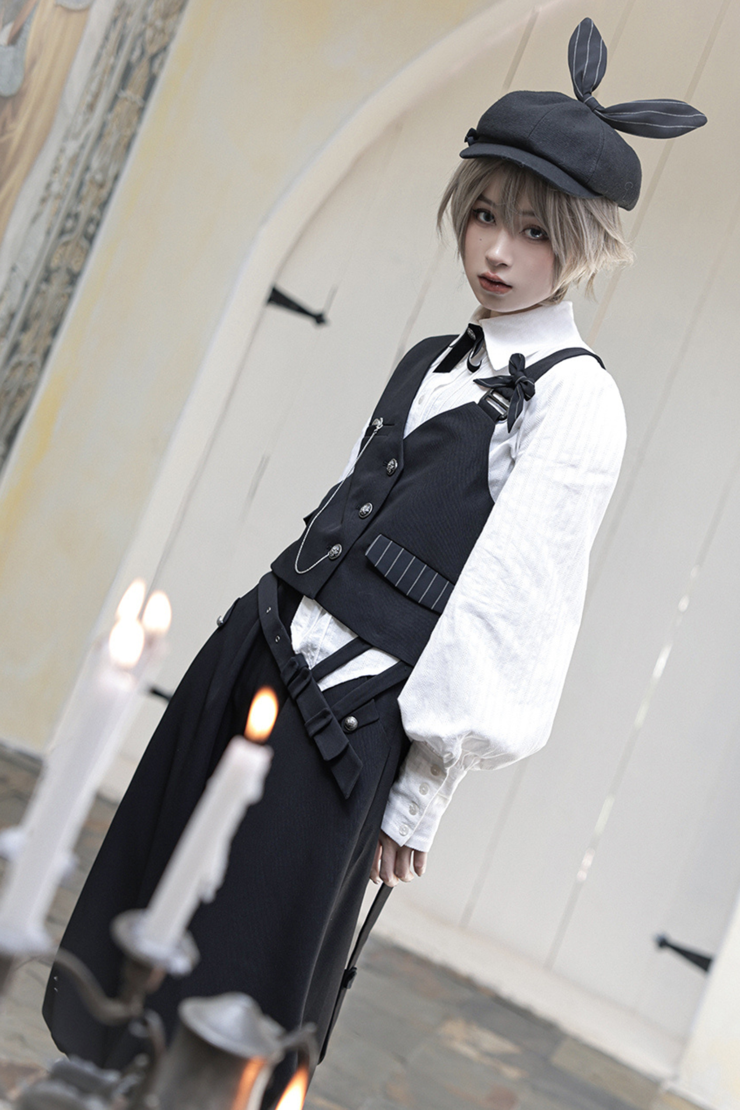 Cool Vest + Shirt + Balloon Pants