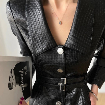 Leather Dress