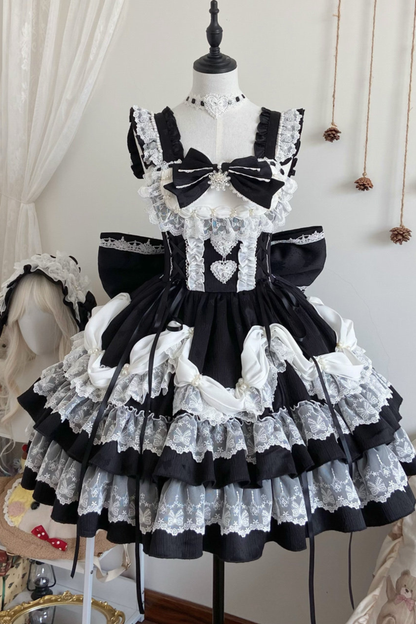 Sweet Ruffle Tiered Lolita Dress