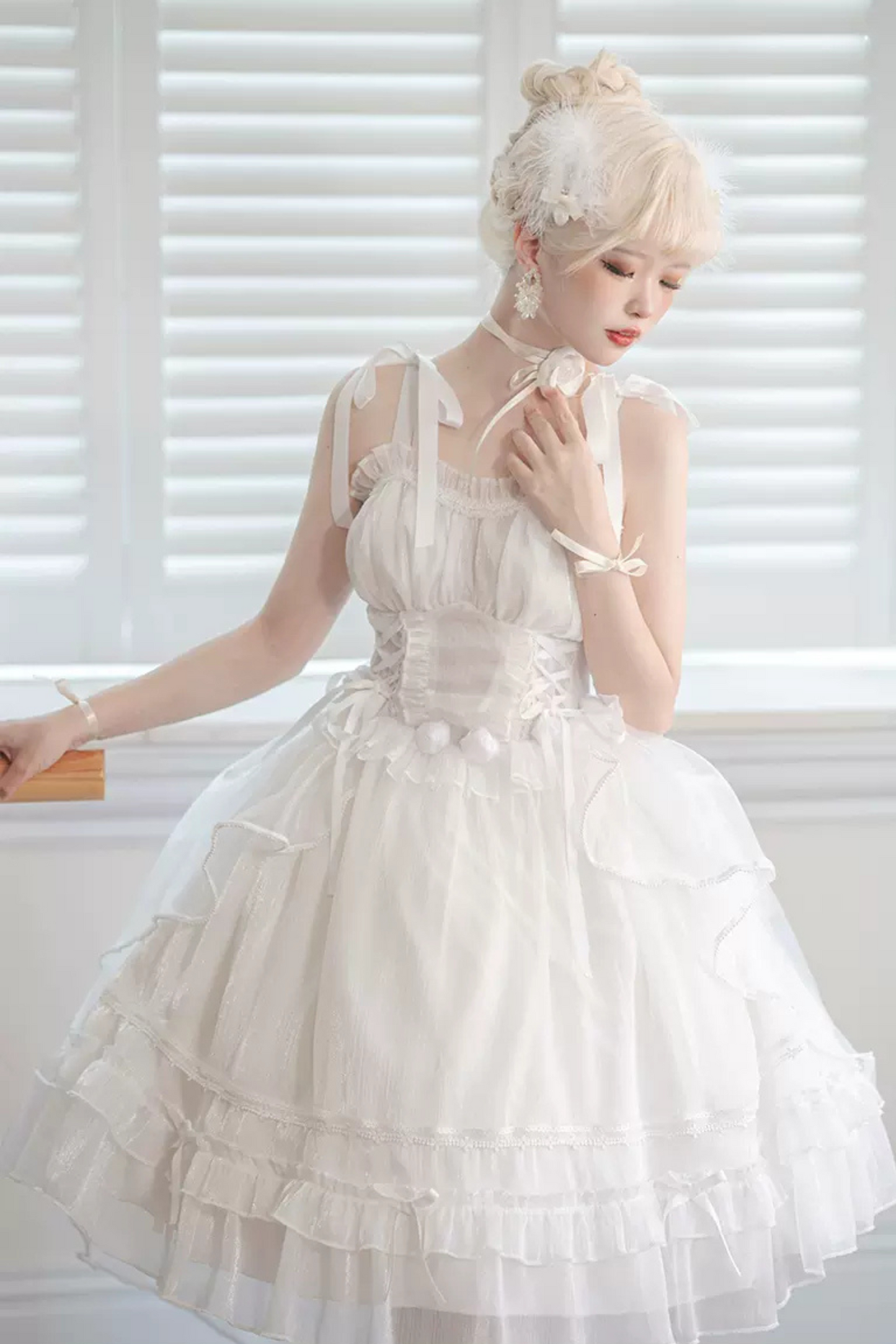 Princess White Dress