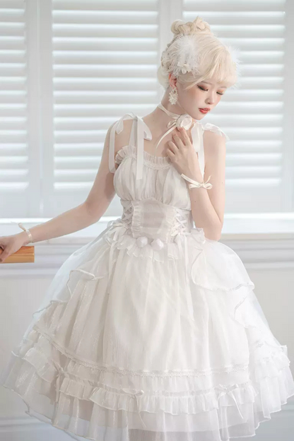 Princess White Dress