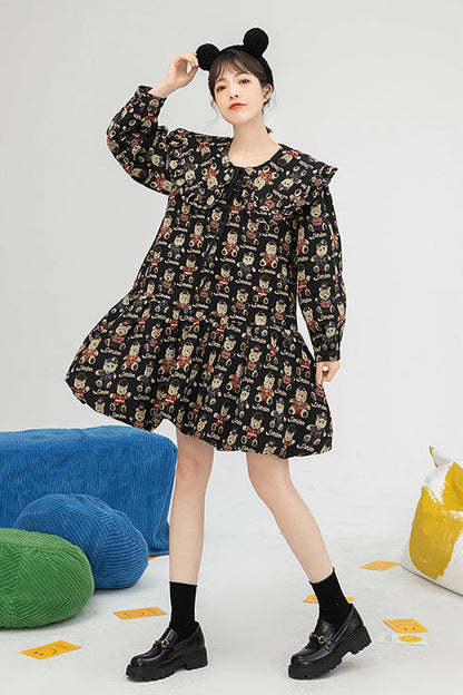 Finely Styled Dress with a Classic Vintage Look
