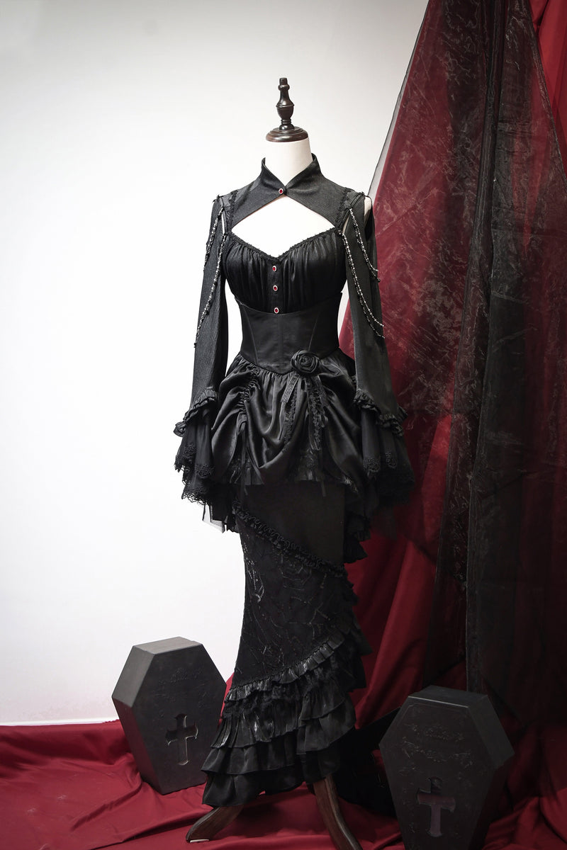 Dark Flower Gothic Lolita Set