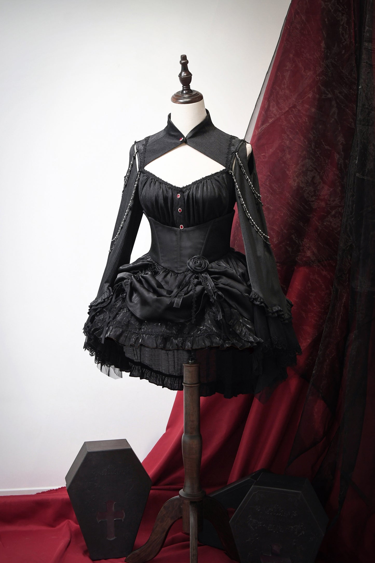 Dark Flower Gothic Lolita Set