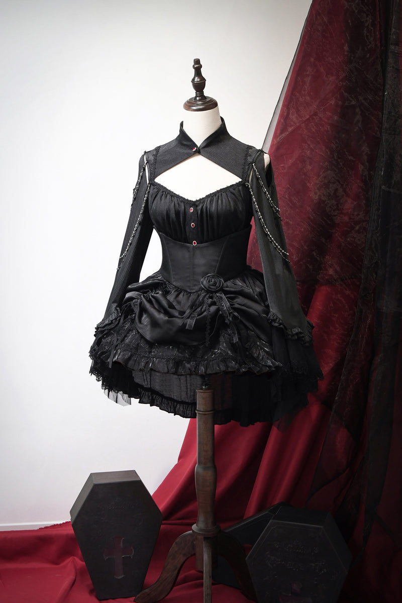 Dark Flower Gothic Lolita Set