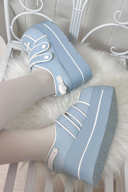 [pre-order] [angel Style] Cross Double Strap Shoes
