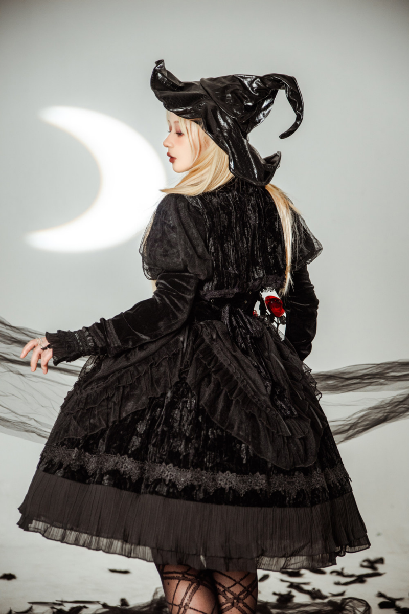 Gothic Doll Lolita Dress + Short Jacket