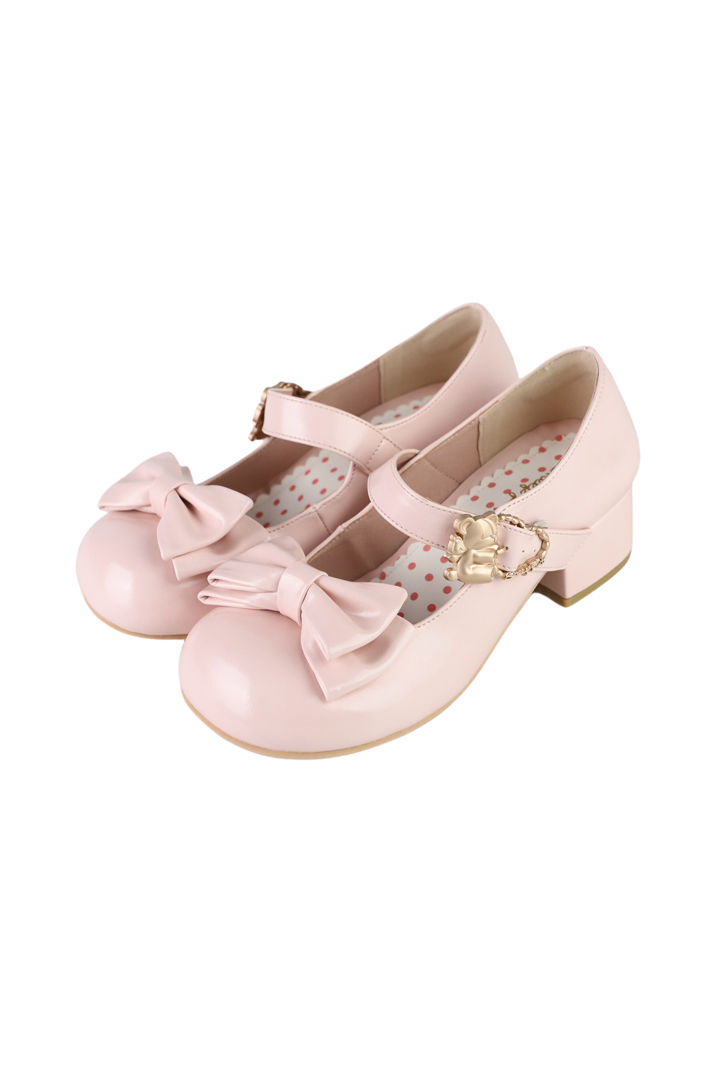 Glossy Color Ribbon Shoes