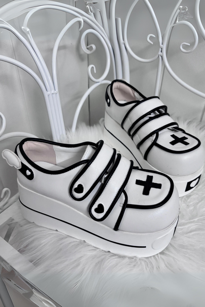 [pre-order] [angel Style] Cross Double Strap Shoes