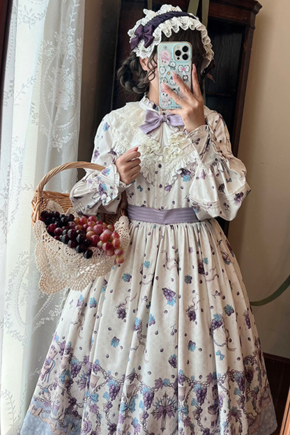 Winery Retro Bear Lolita Dress