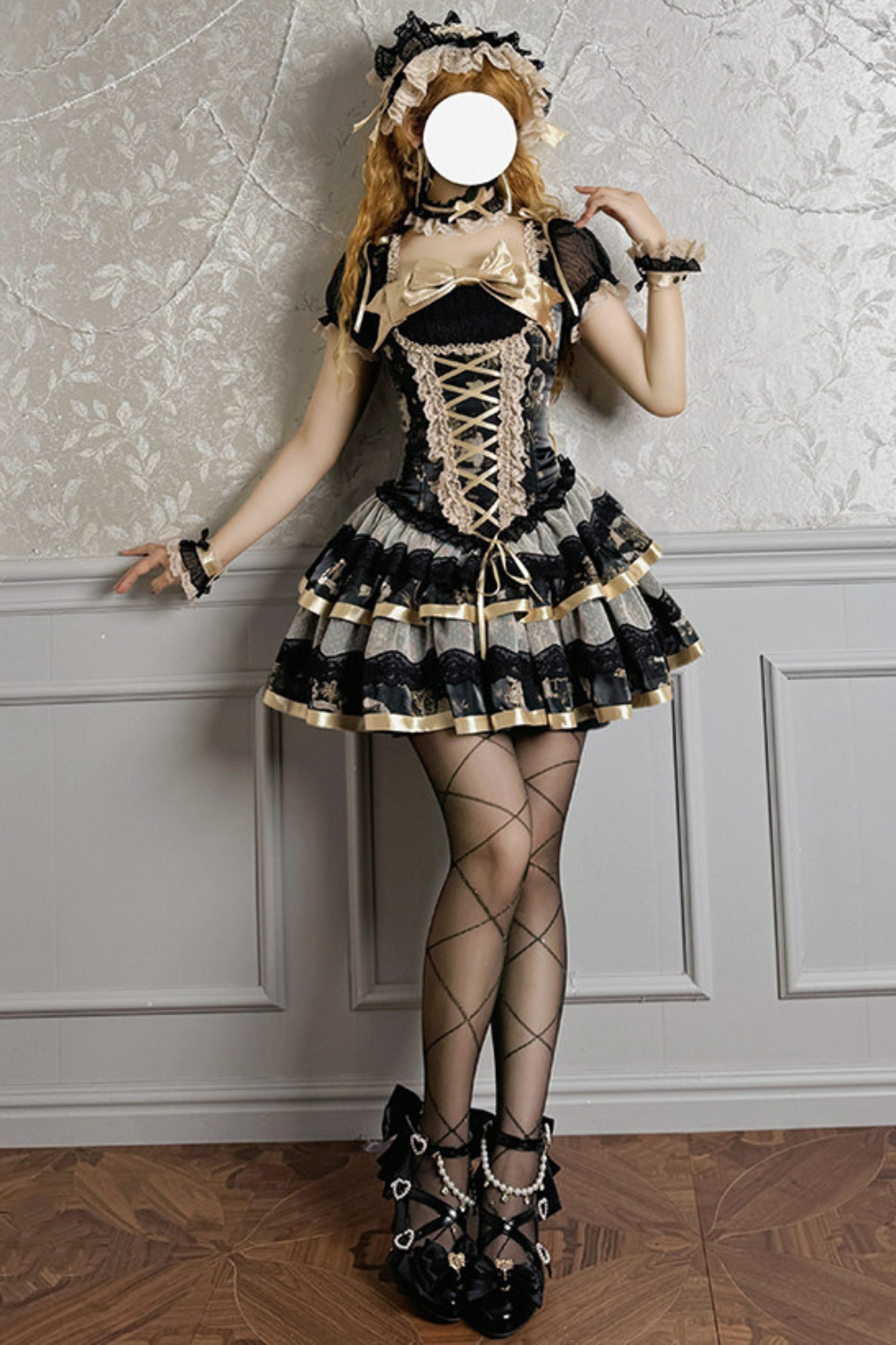 [pre-order Deadline: April 3] Gilded Fantasy Lolita Dress + Jumper Skirt