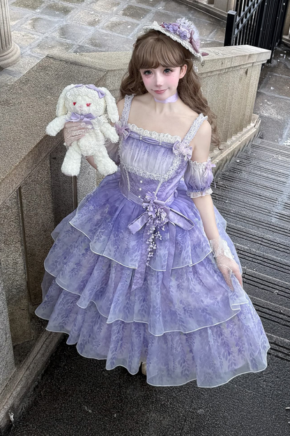 [pre-order] Ballet Style Dress + Hat + Headband + Ribbon Tail