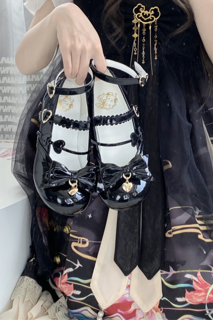 Biscuit Lolita Heel Round Toe Shoes