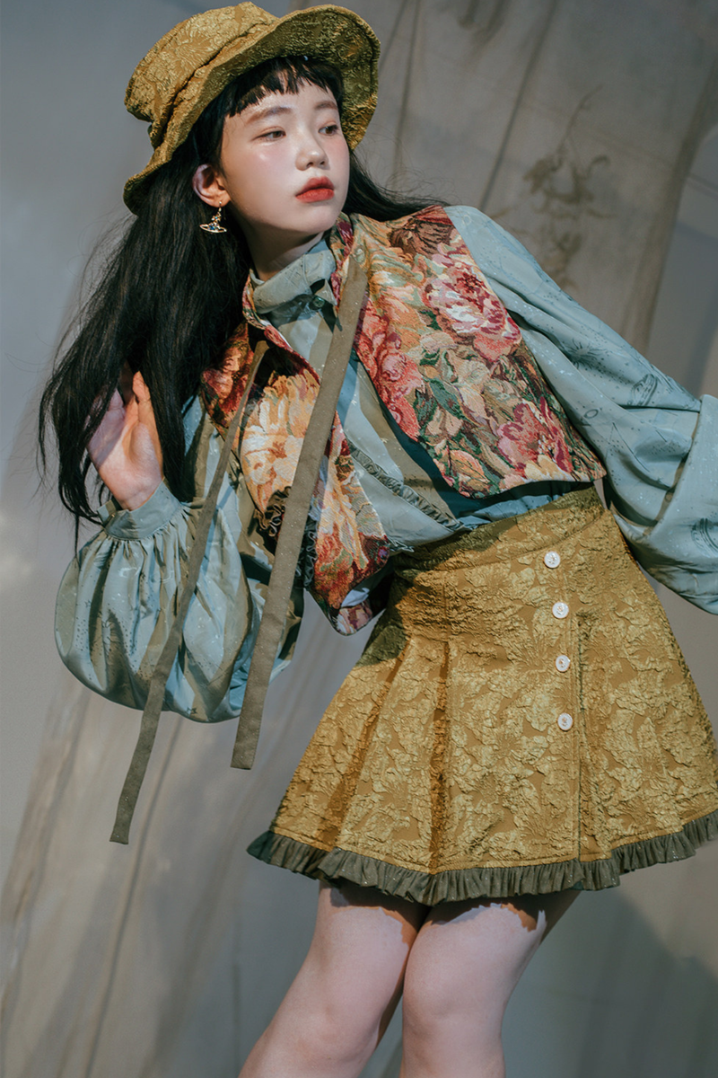 Golden Night Lolita Blouse