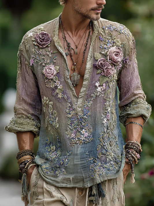 Subtly Elegant Shirt with a Refined Vintage Look