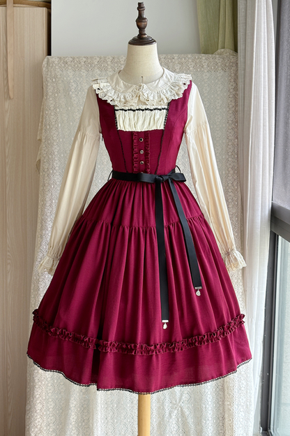 Sketch Wild Rose Lolita Jumper Skirt
