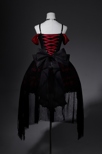 Dragonborn Gothic Dress + Necklace
