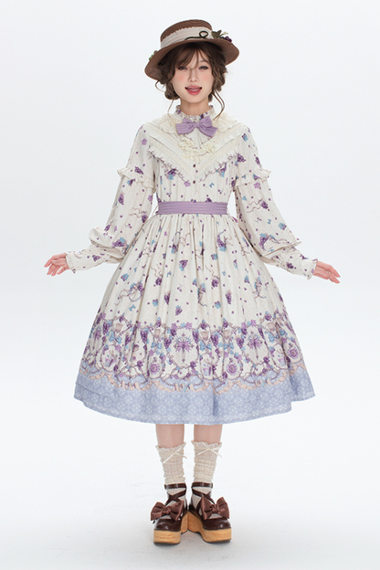 Winery Retro Bear Lolita Dress