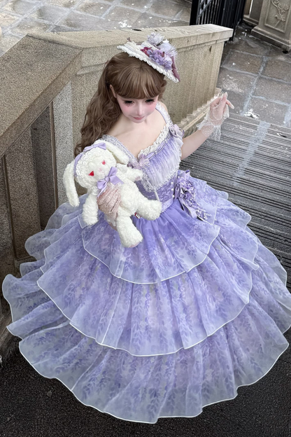 [pre-order] Ballet Style Dress + Hat + Headband + Ribbon Tail