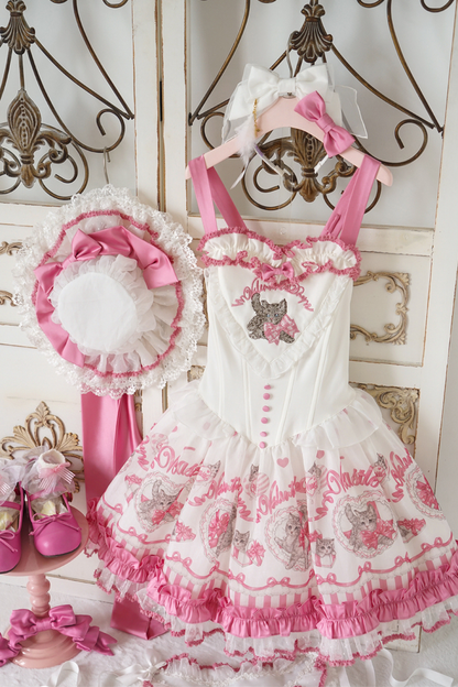 Sweet Girly Cat Jsk + Dress