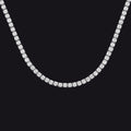 3mm Bling Cubic Zirconia Chain Necklace for