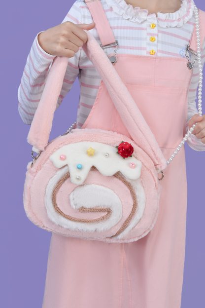 Roll Cake Lolita Crossbody Bag