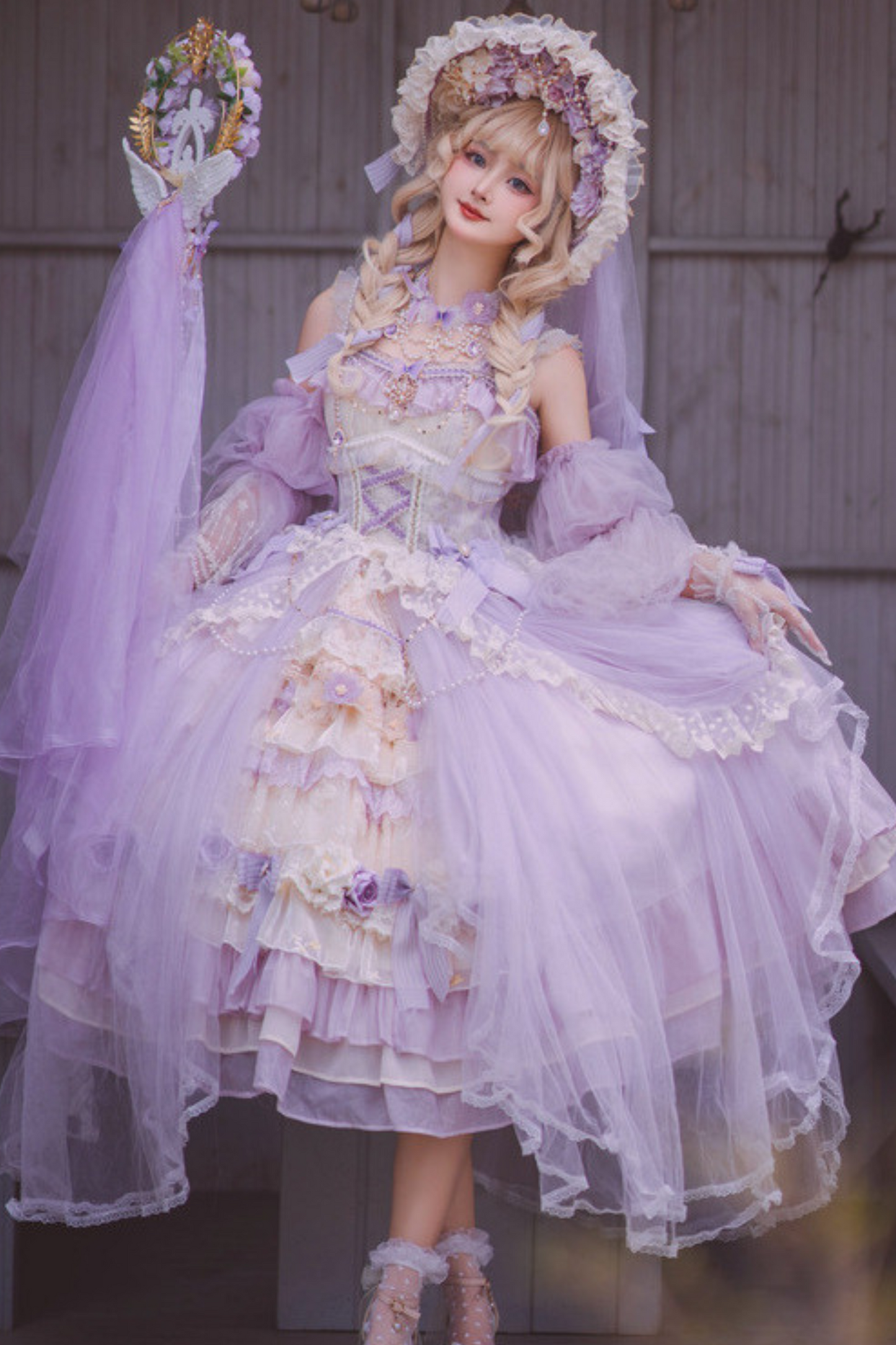 [pre-order] Wedding Tea Party Chiffon Dress