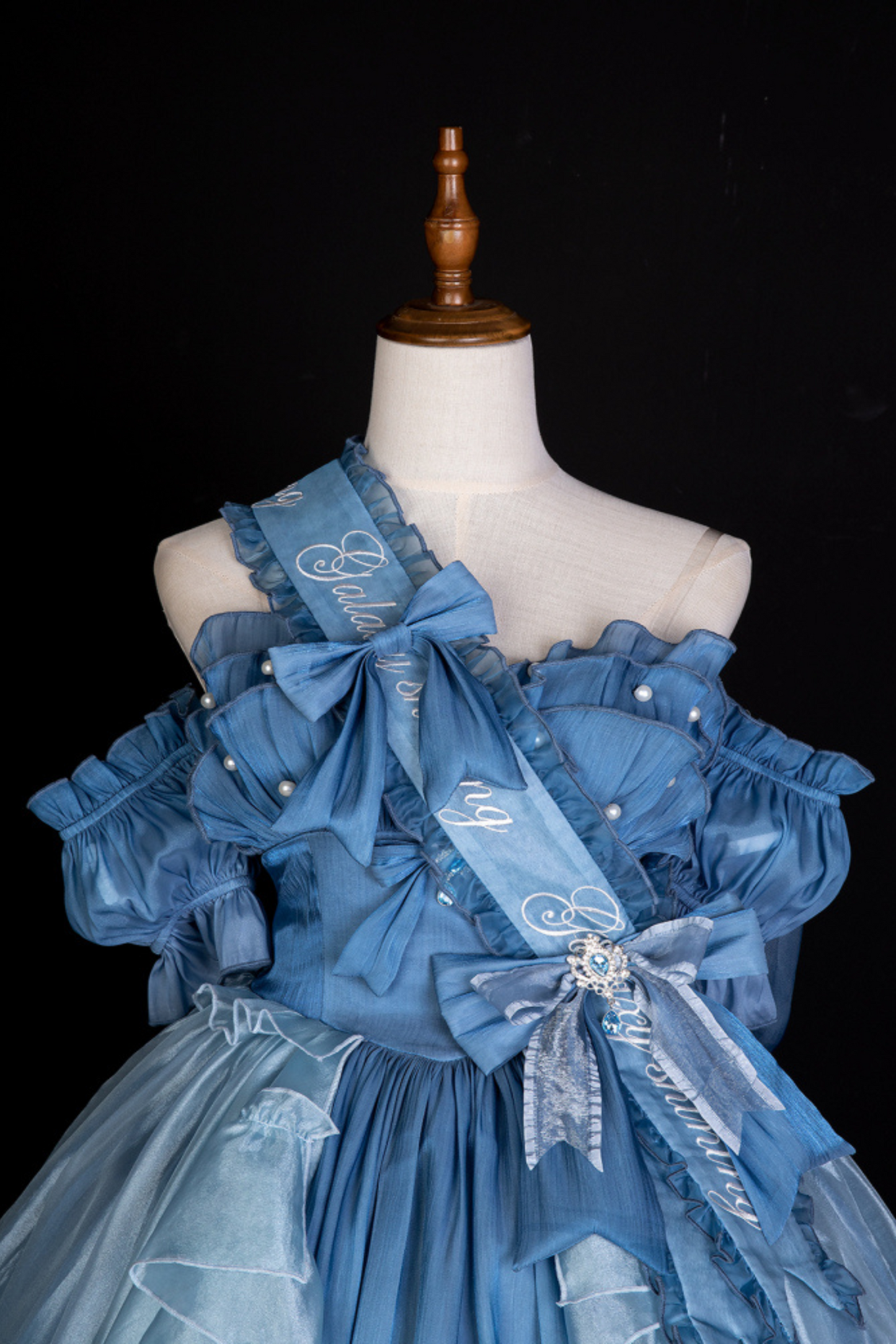 [pre-order] Blue Swing Fairy Puffy Dress + Sleeve + Ribbon