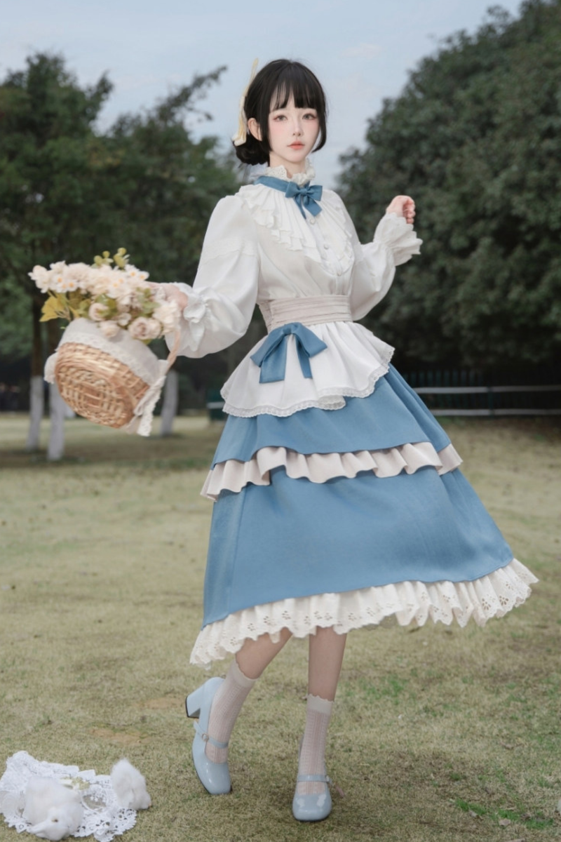 Retro Shirt + Half Skirt