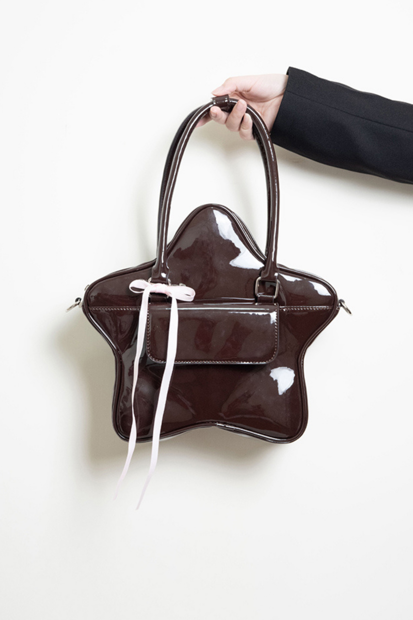 Chocolate Star Ribbon Y2k Bag