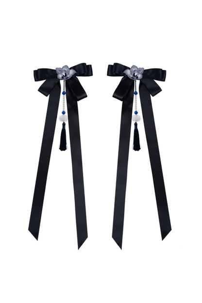 Chinese-style Design Flutter Sleeve Lolita Dress + Ribbon