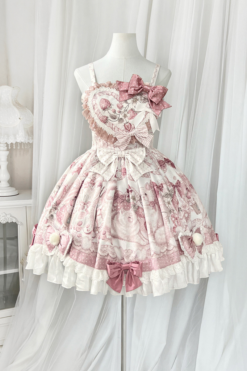 Sweet Cat Princess Lolita Dress + Shawl