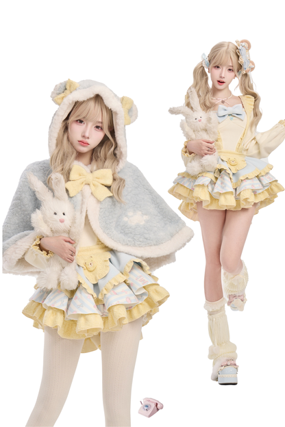 Princess Paradise Knit + Tiered Skirt + Cape
