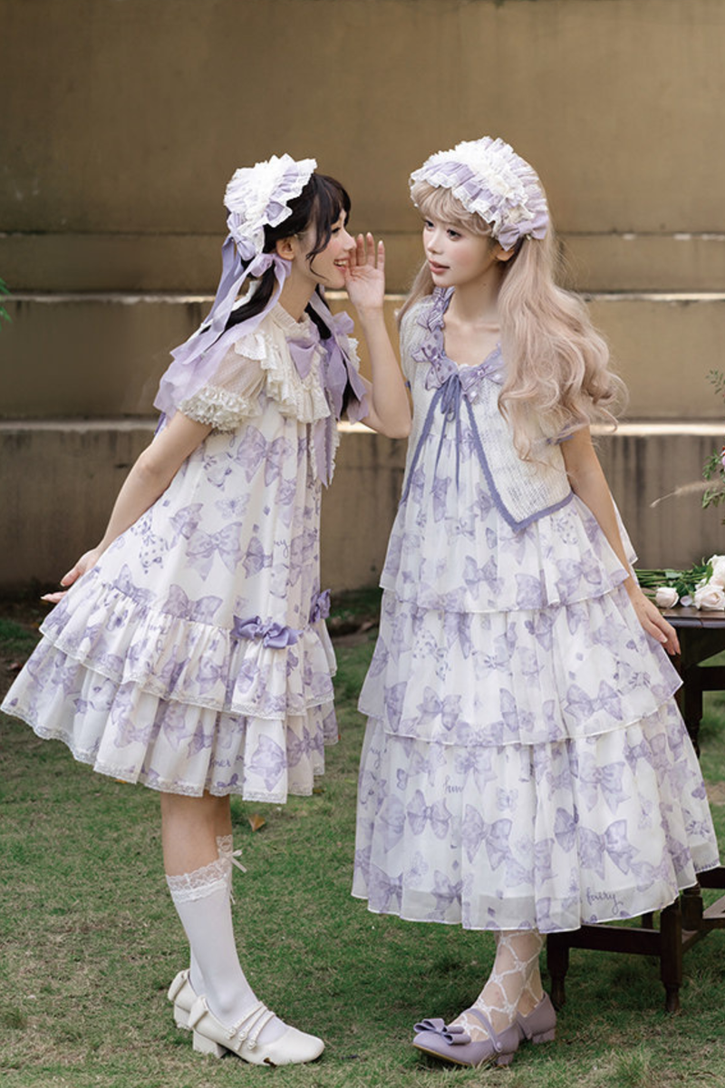 Evergarden Lolita Dress + Shirt + Cardigan