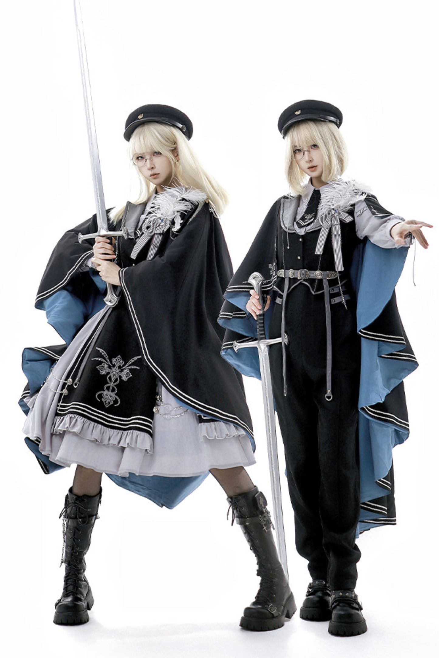 Dark Knight Military Cloak + Pants + Shirt + Accessories