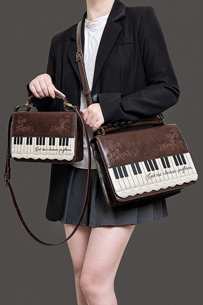 Literary Piano Shoulder Bag