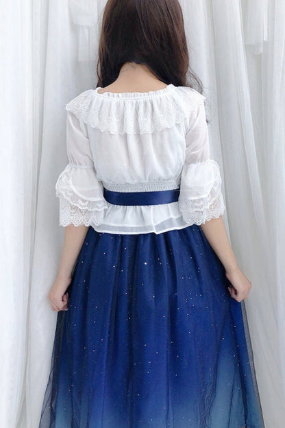 Fairy Lolita Starry Sky Dress Set
