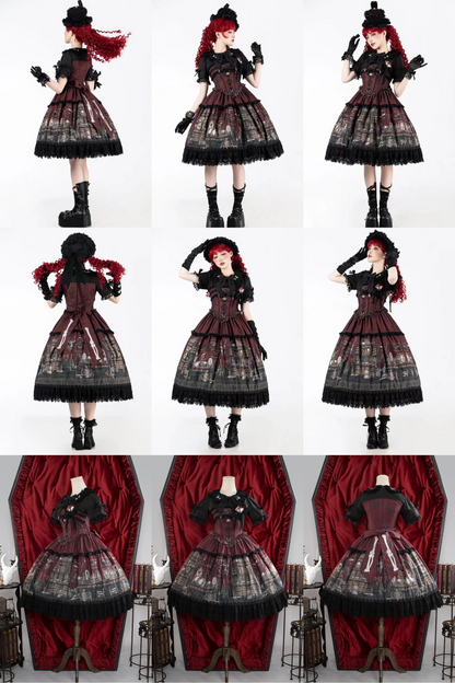 Spell Collection Room Stitch Fake Two Piece Dress