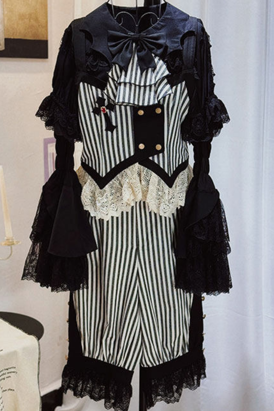 [pre-order Deadline: April 27] Striped Gothic Vest + Shirt + Pants + Skirt + Tail + Accessories