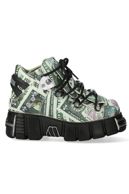 Y2k Subculture Platform American Comic Shoes