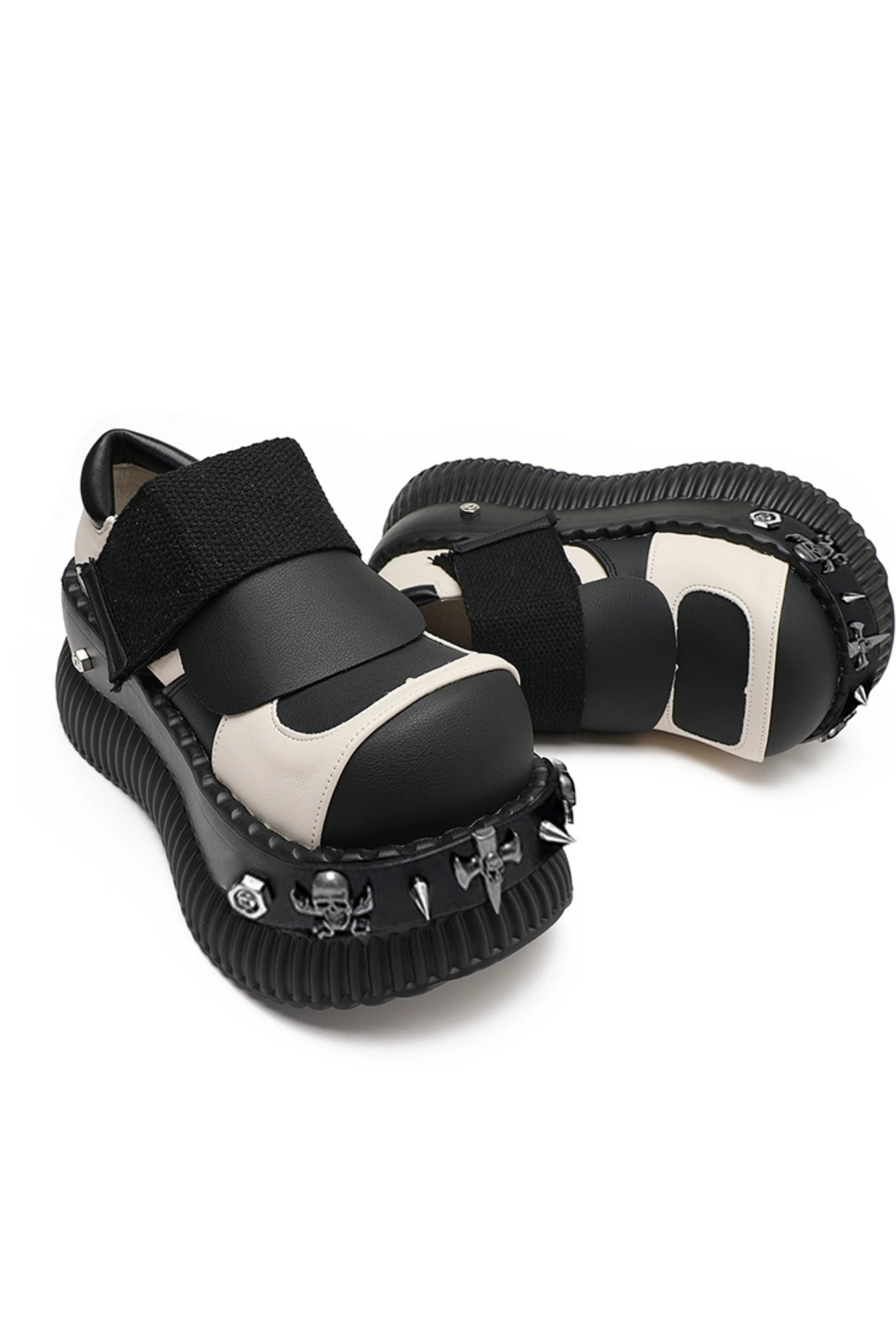 Metal Dark Platform Shoes