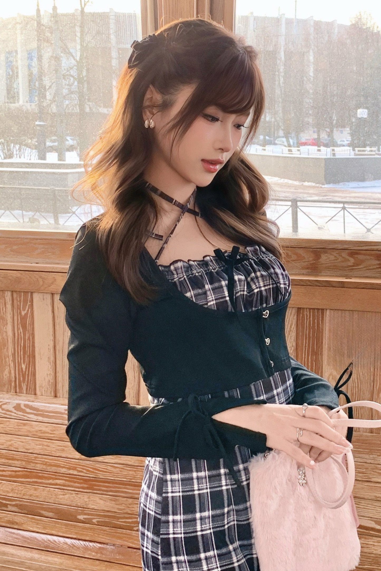 Mermaid Plaid Dress
