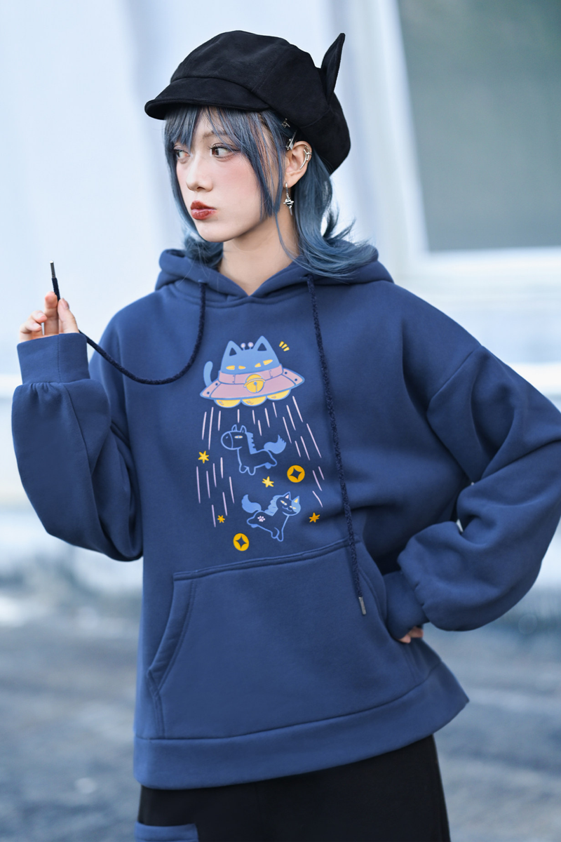 Retro Star Hoodie Sweatshirt