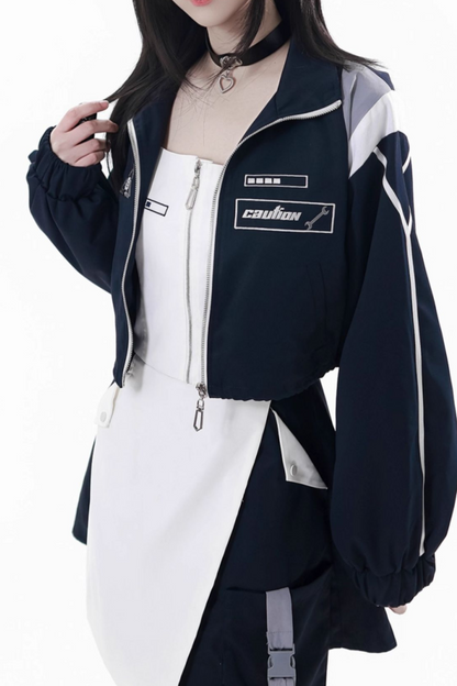 Subculture Cargo Short Coat + Jumper Skirt + Skirt + Leg Warmers