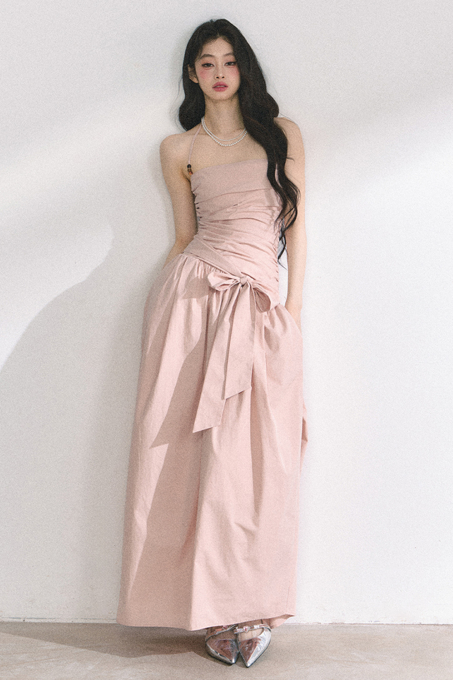Halter Neck Long Dress