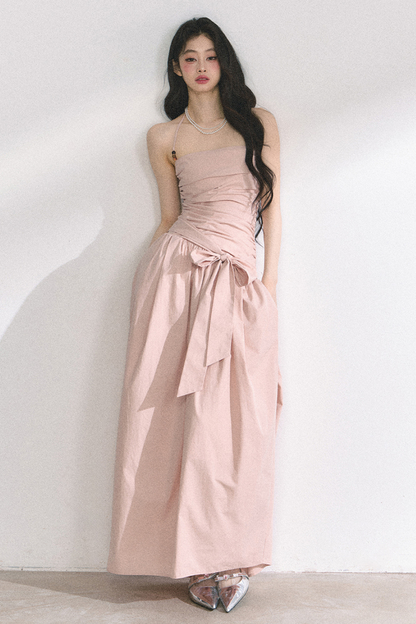 Halter Neck Long Dress