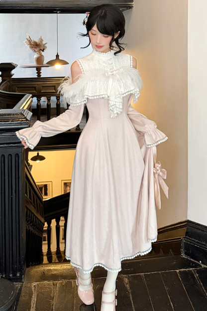 Sweet Off-shoulder Girly Dress