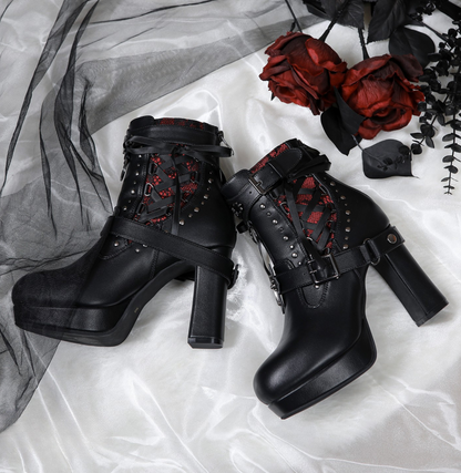 Lacybones Dark Gothic Punk Boots