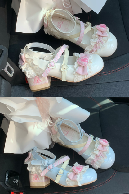 Strawberry Lolita Mary Jane Shoes
